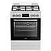 W6G8LCW cucina Elettrico Gas Bianco - Foto miniatura 1