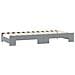 Divano Letto con Letto Estraibile Grigio Chiaro 100x190 Tessuto - Foto miniatura 8