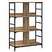 Libreria Rovere artigianale 78,5 x 33 x 117,5 cm metallo PB - Foto miniatura 1