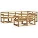 Set di divani da esterno 7 pcs Bianco Legno di Acacia Massello - Foto miniatura 1