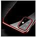 Custodia In Tpu Gel Con Cornice Galvanica Trasparente, Per Samsung Galaxy A72 4g Blu - Foto miniatura 4