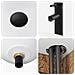 Set di mobili per il bagno 3 pz Legno antico 33 x 34,5 x 160 cm - Foto miniatura 5