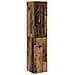 Set di mobili per il bagno 3 pz Legno antico 33 x 34,5 x 160 cm - Foto miniatura 10