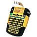 Etichettatrice Portatile con Tastiera Formato 1.9 cm Schermo LCD Gialla e Nera - Foto miniatura 1