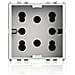 Presa Side Unika, 1 Shuko + 2 Bipasso - Foto miniatura 1