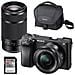 Alpha 6300 Nero Pz + 16-50 + 55-210 + Borsa + Sdxc 64 Gb M - Foto miniatura 1