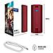 Speaker Bluetooth Portatile Boom 3 Impermeabile IP67 con Suono Spaziale a 360° Colore Rosso - Foto miniatura 10
