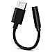 Adattatore Usb Tipo-c Verso Jack 3.5 Mm Cavo Audi Femmina Compatto - Nero - Foto miniatura 1