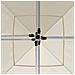 Gazebo Professionale Pieghevole Alluminio 2x2 M Crema - Foto miniatura 3