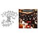 Catena Luminosa Led Stelle Luce Fredda 2.5m Allungabile Decorazioni Luci Natale - Foto miniatura 4