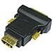 DVI-D - HDMI DVI-D 25-pin HDMI 19-pin Nero cavo di interfaccia e adattatore - Foto miniatura 2