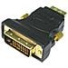 DVI-D - HDMI DVI-D 25-pin HDMI 19-pin Nero cavo di interfaccia e adattatore - Foto miniatura 1