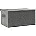 Scatola Portaoggetti in Tessuto 50x30x25 cm Antracite - Foto miniatura 2