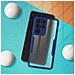 Cover Galaxy S21 Ultra Retro Plexiglass Fronte Polimero Rinforzata Bordo Nero - Foto miniatura 2