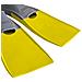 Long Blade Rubber Fins 37/38 Giallo - Foto miniatura 3