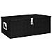 Contenitore Portaoggetti Nero 90x47x33,5 Cm In Alluminio - Foto miniatura 1