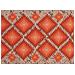 Tappeto Passatoia In Tessuto Jacquard Linea Emozioni Disegno Oasi Arancio 57x320 Arancio - Foto miniatura 2