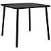 Tavolo Da Giardino Antracite 80x80x71 Cm Acciaio - Foto miniatura 2
