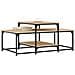 Tavolino Da Salotto Rovere Sonoma 102x60x45cm Legno Multistrato - Foto miniatura 3