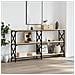Tavolo Consolle Rovere Sonoma 156x28x80,5 Cm Legno Multistrato - Foto miniatura 1