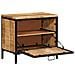 Scarpiera 60x35x53 Cm In Legno Massello Di Mango Grezzo - Foto miniatura 2