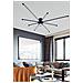 Lampadario Da Soffitto Plafoniera Led Luce Calda 42 Watt Stile Moderno Nero Pn27 - Foto miniatura 3