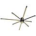 Lampadario Da Soffitto Plafoniera Led Luce Calda 42 Watt Stile Moderno Nero Pn27 - Foto miniatura 4