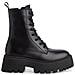 Lace Boot Black Stivaletti Pelle Scarpe Donna Nero Eu 38, 1-25228-43 001 - Foto miniatura 2