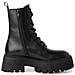 Lace Boot Black Stivaletti Pelle Scarpe Donna Nero Eu 38, 1-25228-43 001 - Foto miniatura 3