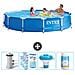 Piscina Fuori Terra - In Giro - 366x366x76 Cm - Blu - Include Accessori Coordinati Cb89 - Foto miniatura 1