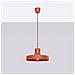 Sollux Lighting Lampada A Sospensione Bilo Rosso Ocra Sl.1706 - Moderno Lampada A Sospensione Ocra Rossa 120x35x35 Cm - Foto miniatura 2