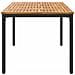 Tavolo da giardino  180x90x75 cm in legno massello di acacia e metallo - Foto miniatura 6