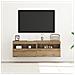Armadi per TV  con luci LED 2 pz Rovere Artigianale 60x30x40 cm - Foto miniatura 7