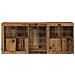 Credenza con luci LED Legno invecchiato 162x37x67 cm Legno ingegnerizzato - Foto miniatura 5