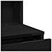 Tavolo da Toeletta Nero in Rovere con Specchio - 74.5 x 40 x 141 cm - Foto miniatura 9