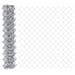 Recinzione a Maglie con 7 Pali Flangiati 1x10 m Acciaio Zincato - Foto miniatura 6