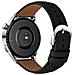 Cinturino In Pelle Vera Con Texture A Coccodrillo Compatibile Con Samsung S3 E Huawei Gt Series Smartwatch 22mm, Elegante E Resistente Black - Foto miniatura 2
