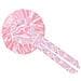 Cuffia Da Notte In Raso Con Stampa Floreale, Tesa Larga E Nastri - Bonnet Extra Large Pink - Foto miniatura 2