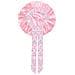 Cuffia Da Notte In Raso Con Stampa Floreale, Tesa Larga E Nastri - Bonnet Extra Large Pink - Foto miniatura 1