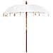 Parasol Balinese Crema 210-220 cm Cotone, legno massello - Foto miniatura 4