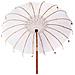 Parasol Balinese Crema 210-220 cm Cotone, legno massello - Foto miniatura 8