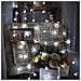 Catena Luminosa Solare A Led Con Sfere Da 1.8cm, 5m 20 Led, 8 Modalità, Bianco Puro - Foto miniatura 4
