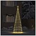 Albero di Natale LED con picchetti per il terreno Bianco caldo - Foto miniatura 2
