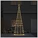 Albero di Natale LED con picchetti per il terreno Bianco caldo - Foto miniatura 3