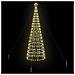 Albero di Natale LED con picchetti per il terreno Bianco caldo - Foto miniatura 4