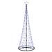 Albero di Natale LED Blu 100.5 x 100.5 x 302.5 cm Metallo - Foto miniatura 1