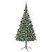 Albero di Natale artificiale Verde 210 cm PVC e Acciaio - Foto miniatura 3