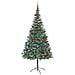 Albero di Natale artificiale Verde 210 cm PVC e Acciaio - Foto miniatura 4