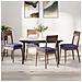 Cuscini per Seduta 2 pcs Blu jeans 40 x 40 x 6 cm Tessuto - Foto miniatura 2