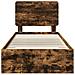 Struttura del letto Rovere fumé 90 x 200 cm Legno multistrato - Foto miniatura 7